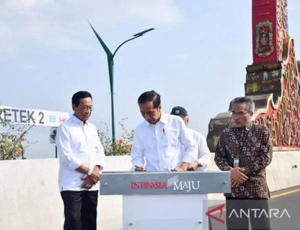 Presiden Jokowi Resmikan Jembatan Kretek II Bantul