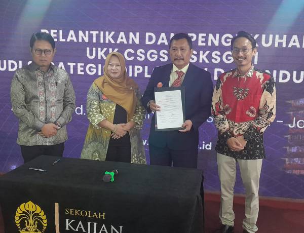 Irjen Pol. Uden Kusuma Wijaya Resmi Jadi Kepala Pusat Studi Diplomasi dan Industri Olahraga Universitas Indonesia