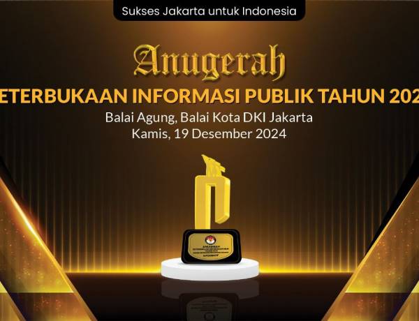 Anugerah Keterbukaan Informasi Tahun 2024 di Jakarta Digelar 19 Desember