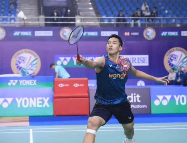 India Open 2025: Jonatan Christie  Terhenti di Semifinal,  Dikalahkan Pebulutangkis Denmark Viktor Axelsen 