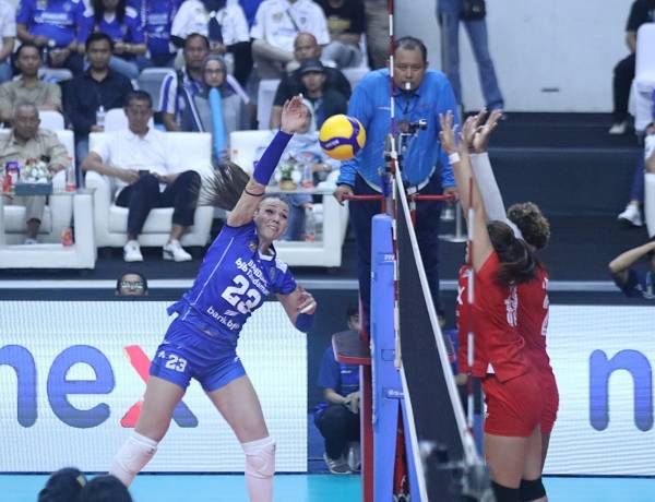 Yogya Falcons Mendapatkan Satu Set Saat Menghadapi Bandung bjb