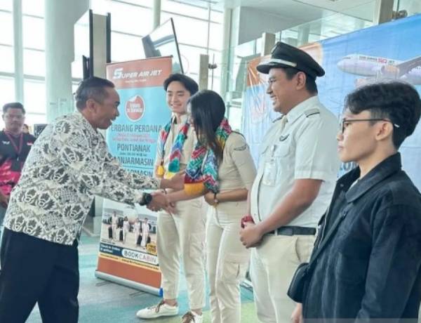 Resmi! Angkasa Pura Buka Rute Baru Pontianak-Banjarmasin-Lombok