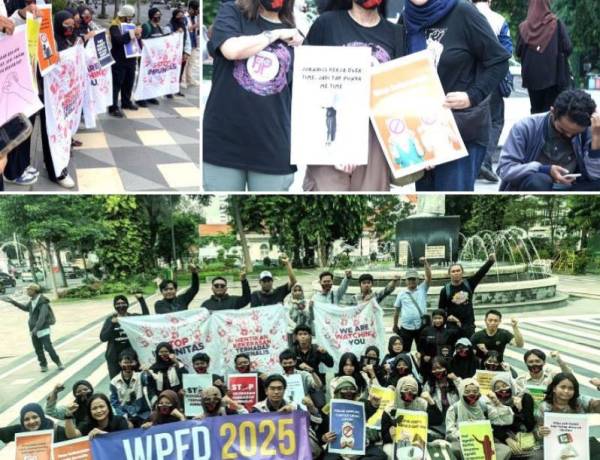 Jurnalis Surabaya Gelar Aksi Damai, Suarakan Kondisi Kemerdekaan Pers