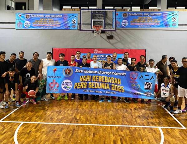Turnamen Basket Siwo PWI Pusat 3x3 Dimeriahkan Puluhan Wartawan dan Selebritis
