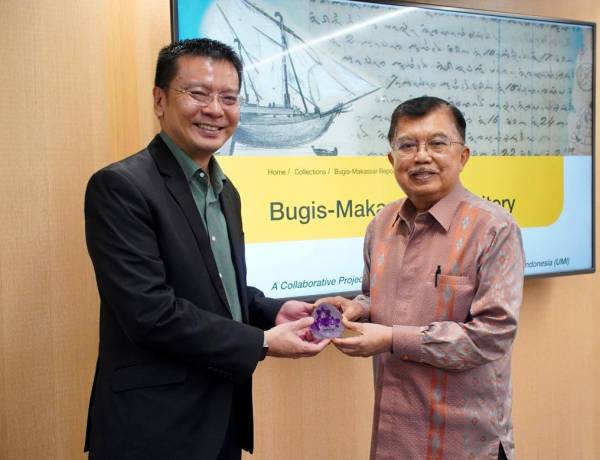 Jusuf Kalla harap Kampus UMI Makassar dan NUS Singapura Kerja Sama soal Riset Warisan Maritim Singapura dan Sulawesi