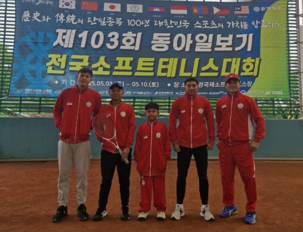 Raihan dan Syawal, Harapan Muda Soft Tennis Indonesia Jalani Pemusatan Latihan di Korea Selatan