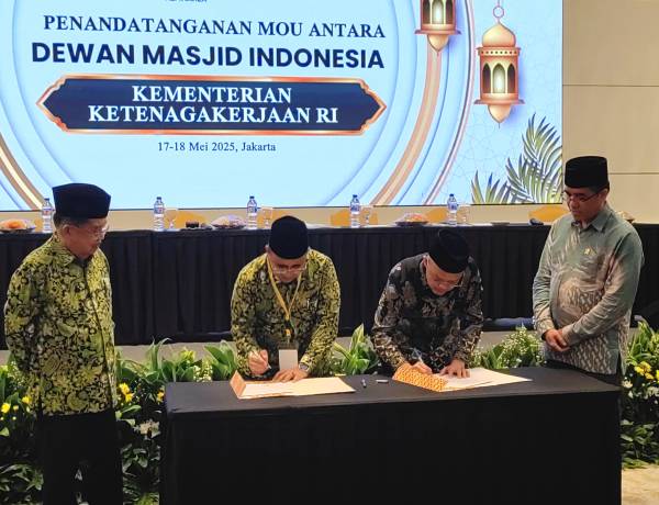 DMI Teken MoU Dengan Tiga Kementrian dan BTN untuk Kemajuan Umat