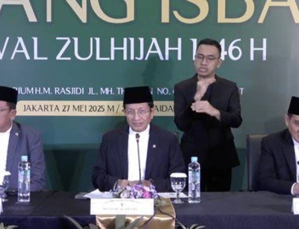 Kemenag: Sidang Isbat Tetapkan Idul Adha Jatuh pada Hari Jumat 6 Juni 2025