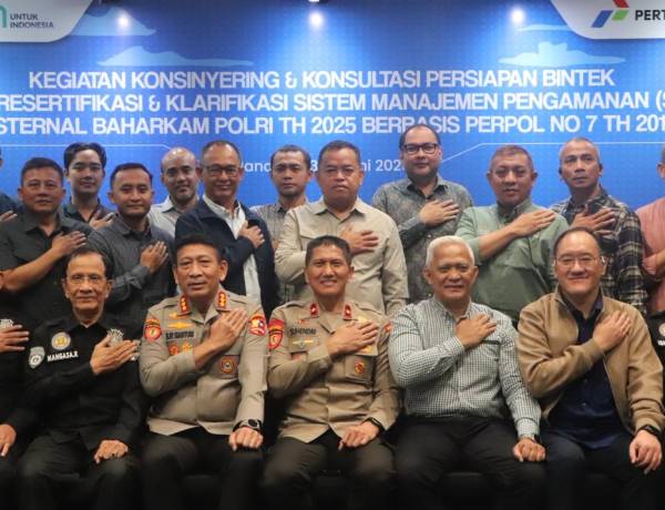 Dirpamobvit Korsabhara Baharkam Polri  Buka Konsinyering dan Konsultasi Persiapan Bimtek Audit SMP di Pertamina Group