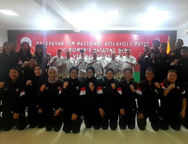 Resmi Dilepas: Timnas Voli Putri Siap Harumkan Nama Bangsa di AVC Women's Nations Cup 2025 di Vietnam