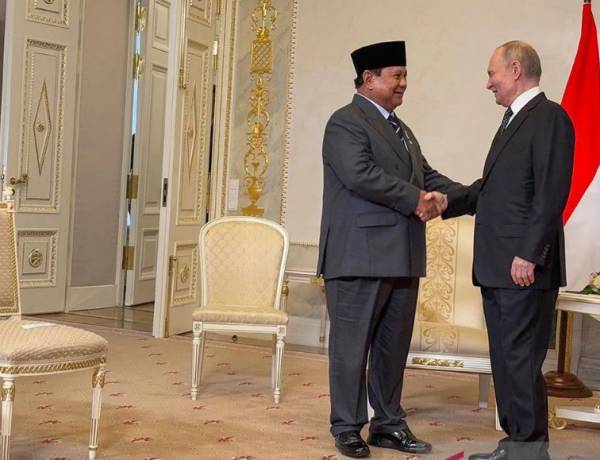 Di tanah Kelahirannya St. Petersburg, Presiden Putin Terima Presjden Prabowo Subianto
