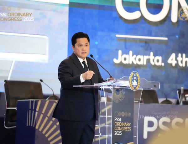 Erick Thohir Ajak Suporter Dukung Timnas Masa Depan Saat Lawan Filipina dan Malaysia