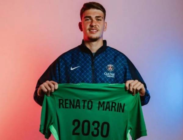 PSG Datangkan Kiper Muda Renato Marin dari Tim Liga Italia AS Roma