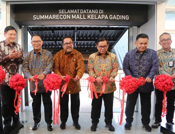 Gubernur DKI Jakarta Resmikan Hak Penamaan Stasiun LRT Boulevard Utara Summarecon Mall
