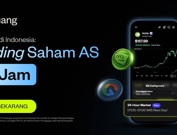 Pertama di Indonesia! Trading Saham Amerika & ETF 24 Jam Hadir di Pluang