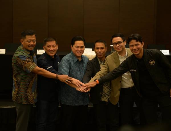 Erick Thohir Apresiasi NDRC Indonesia Ikut Jaga Ekosistem Sepak Bola Nasional