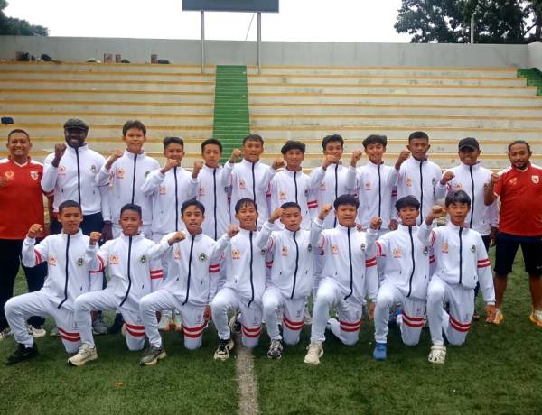 Uji Coba Akhir Jelang ke Malaysia: Tim  KONI Pusat All Star U-15 Kalah Tipis dari Tim CYATC  U-17 di GOR Ragunan