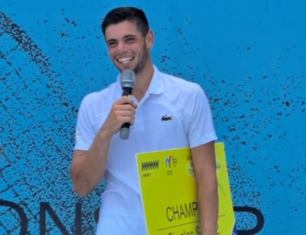 Arthur Gea  Sabet Juara Amman Men's World Tennis Championship Seri III M-25