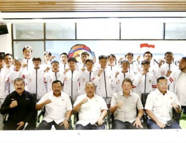 Skuat Terbaik Siap Berlaga: Pelepasan Tim Sepak Bola KONI Allstar Indonesia U15 Menuju Internasional di Penang