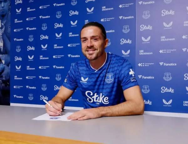 Everton Resmi Pinjam Jack Grealish dari Manchester City