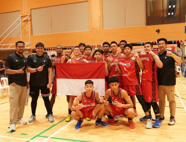 DPP Perbasi Persembahkan Titel Juara Timnas Putra U15 di SIYBO untuk Kado Ultah Indonesia ke-80