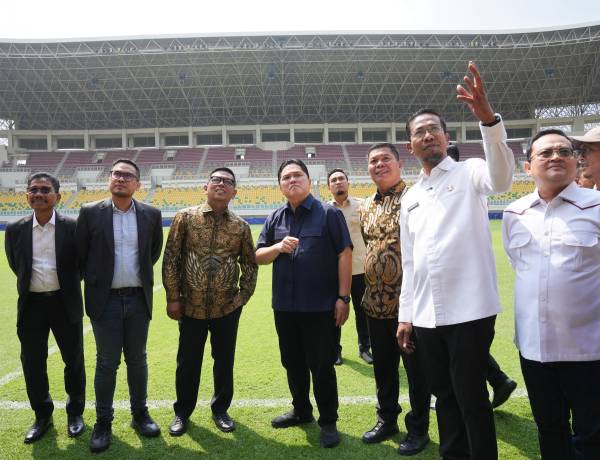 Erick Thohir Apresiasi Stadion Internasional Banten: Siap Gelar Event Timnas di Banten