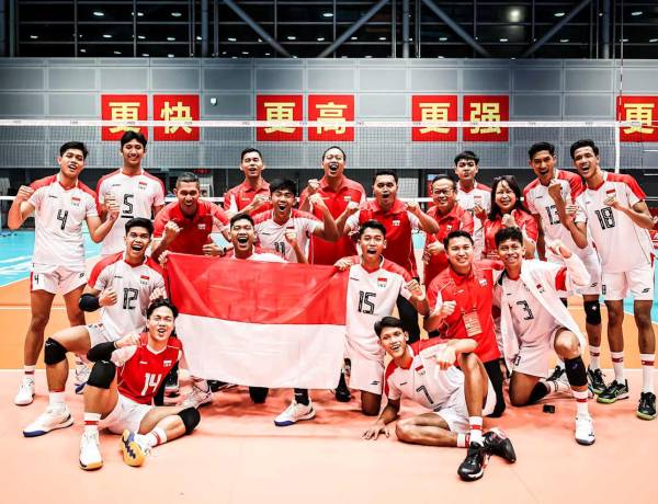 Timnas Voli Indonesia U-21 Tumbangkan Tunisia