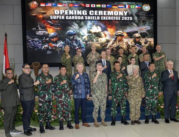 AS dan Indonesia Gelar Latihan Multinasional Gabungan Super Garuda Shield 2025