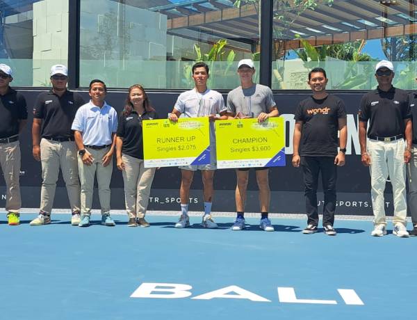 Alexander Chang juara UTR Pro Tennis Tour Bali