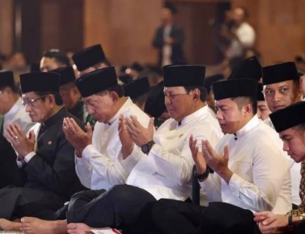 Presiden Prabowo dan Wapres Hadiri Peringatan Maulid Nabi Muhammad SAW di Masjid Istiqlal Jakarta