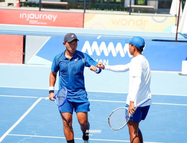 Mengesankan, Pasangan Lucky/Twgar ke Final, Rifqi Fitriadi Lolos ke Semifinal Amman Men's World Tennis Championship Seri ke VI M-25.