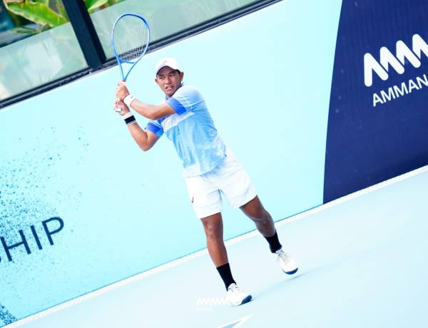Amman Men's World Tennis Championship Seri VII M-25: Lucky Candra Kurniawan Lolos ke Babak Utama 