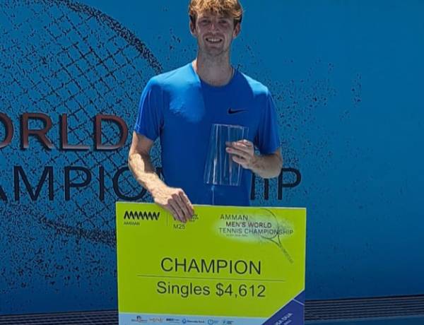 Kalahkan Arthur Weber, Max Basing Juara M-25  Seri-7, Lani Sardadi Berharap Turnamen Menaikkan Level Petenis Indonesia
