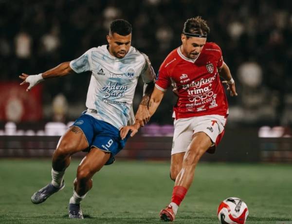 BRI Super League: PSIM Yogyakarta melibas tim tuan rumah Bali United dengan skor 3-1 