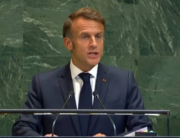Di Sidang Umum PBB, Presiden Macron  Resmi Sampaikan Pengakuan Prancis untuk Negara Palestina