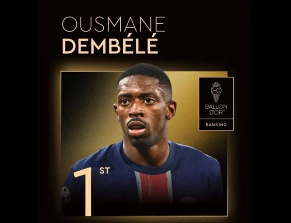 Pemain PSG, Ousmane Dembele Raih Gelar Ballon d'Or 2025