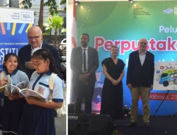 IFI Resmikan Perpustakaan Keliling BIMO, Promosikan Literasi di Kalangan Anak Muda