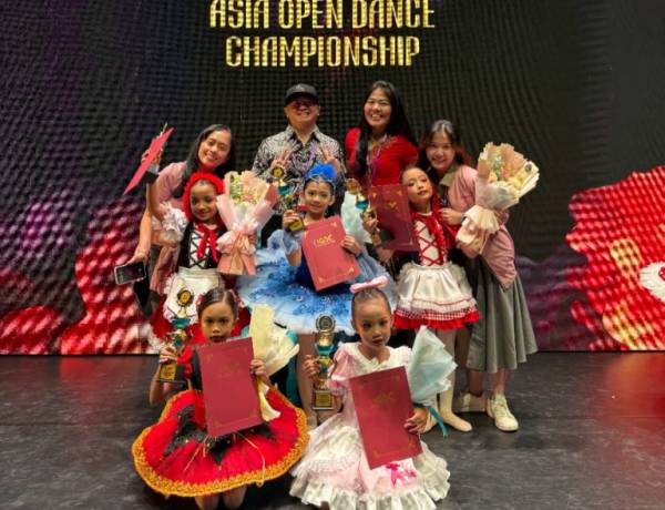 12 Murid On Point Ballet School Harumkan Indonesia di Asia Open Dance Championship 2025