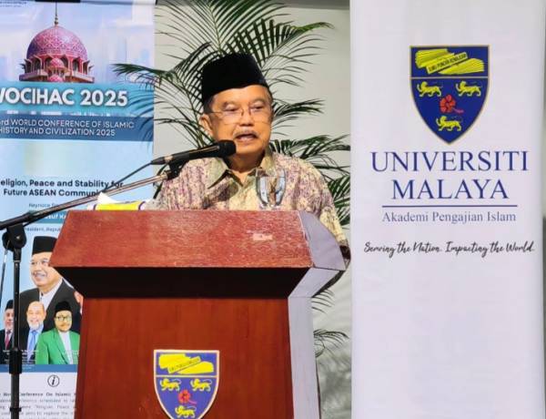 JK Tekankan 2 Hal Jadi Tantangan untuk Majukan Peradaban Islam  di Asia Tenggara