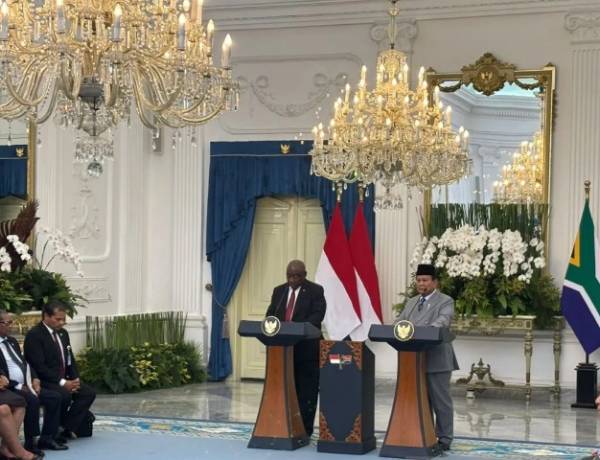 Presiden Prabowo ingin Kerja Sama dengan Afsel Lebih Erat
