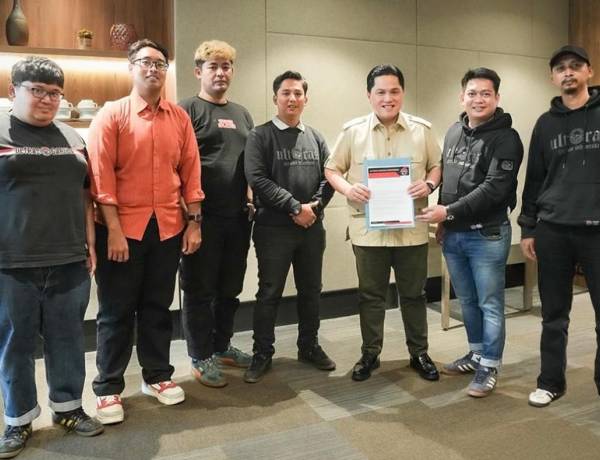 Erick Thohir Terima Masukan dari Ultras Garuda untuk Perbaikan Sepak Bola Indonesia