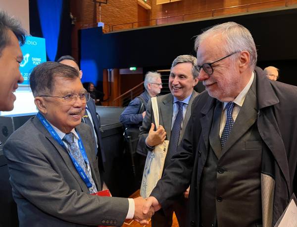 Pertemuan Perdamaian Dunia di Roma, Jusuf Kalla: Peradaban Manusia Hanya Bisa Dibangun dalam Perdamaian