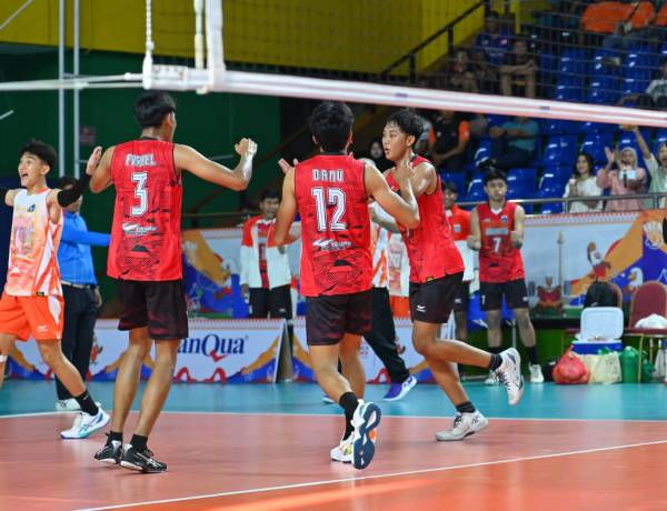 Popnas Cabor Bola Voli: DKI Jakarta Hadapi Jabar Penentuan Juara DKI Pimpin Pul A