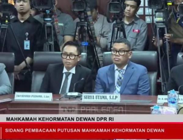 MKD Putuskan Sahroni-Eko Patrio Langgar Kode Etik dan Tetap Nonaktif