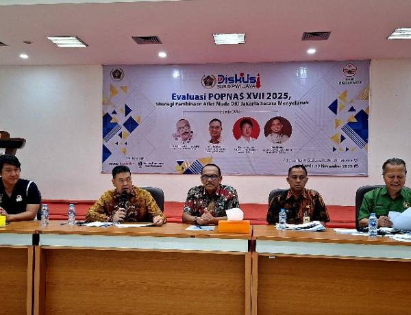DKI Jakarta Evaluasi Prestasi POPNAS XVII: Siwo PWI Jaya Bahas Strategi Pembinaan Atlet Muda
