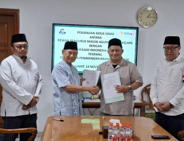 DMITV dan Masjid Agung Sunda Kelapa Resmi Jalin Kerja Sama Penayangan Syiar Dakwah!