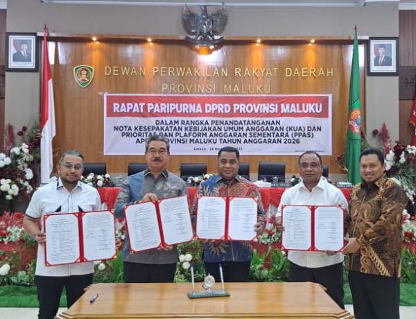 Gubernur Apresiasi DPRD atas Kesepakatan KUA-PPAS APBD 2026