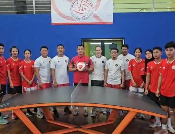 Tim Teqball Indonesia Panaskan Persiapan SEA Games 2025, Bidik Emas dari Nomor Tunggal Putra