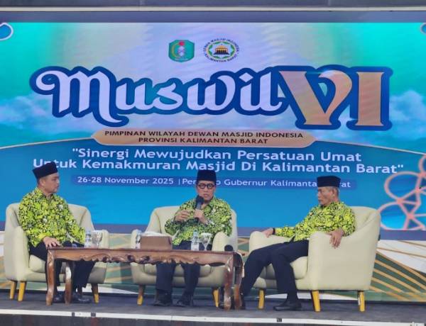 Gubernur Kalbar  Ajak Umat Makmurkan Masjid Lewat Penguatan Peran Sosial dan Pemberdayaan