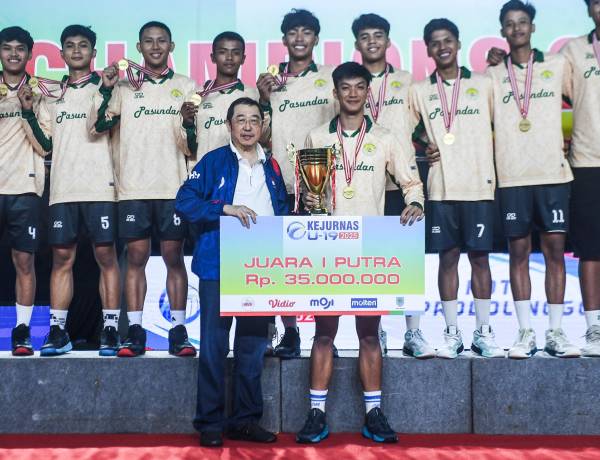 Kejurnas Antarklub U-19 Tahun 2025: Pasundan Juara Putra, Ganevo Putri